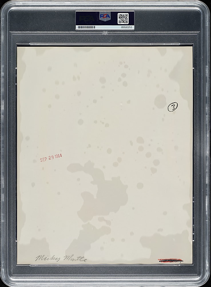 Circa 1962 Mickey Mantle Original Louis Requena New York Yankees Photograph PSA/DNA Type I
