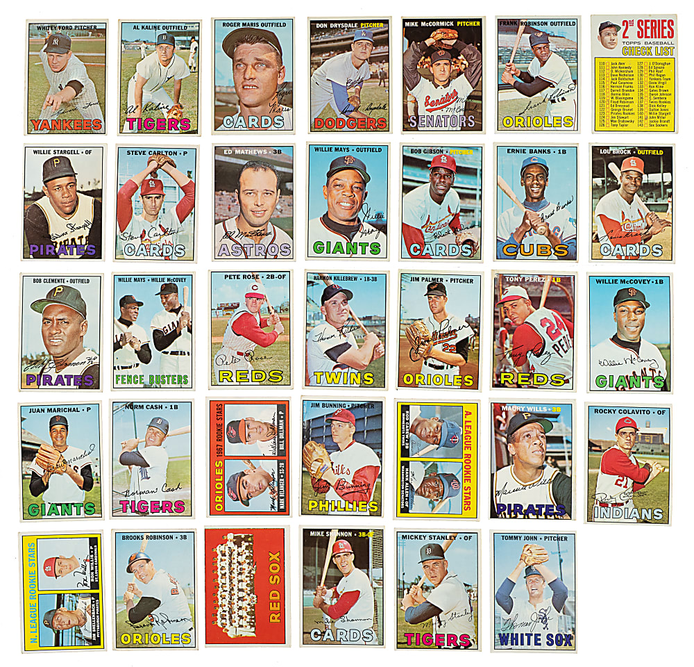 1967 Topps Complete Set (609)