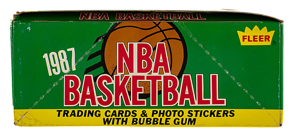 1987-1988 Fleer Basketball Unopened Wax Box (36 Packs) - BBCE