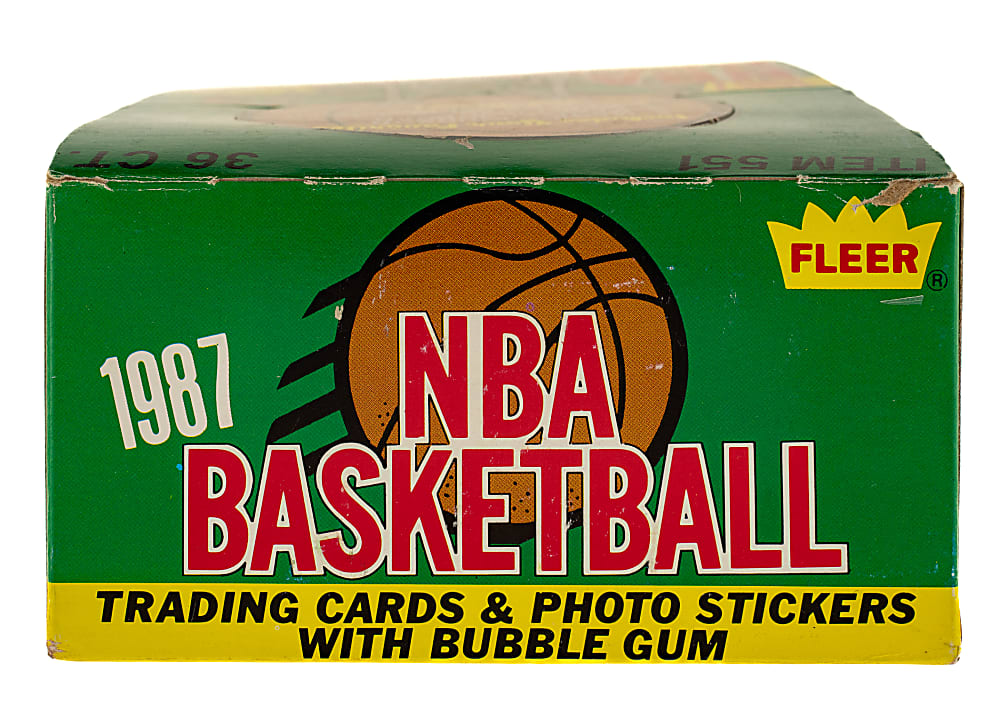 1987-1988 Fleer Basketball Unopened Wax Box (36 Packs) - BBCE