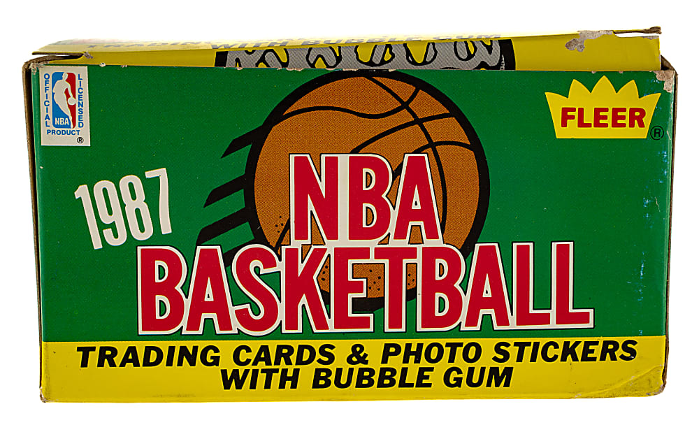 1987-1988 Fleer Basketball Unopened Wax Box (36 Packs) - BBCE