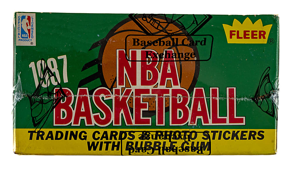 1987-1988 Fleer Basketball Unopened Wax Box (36 Packs) - BBCE