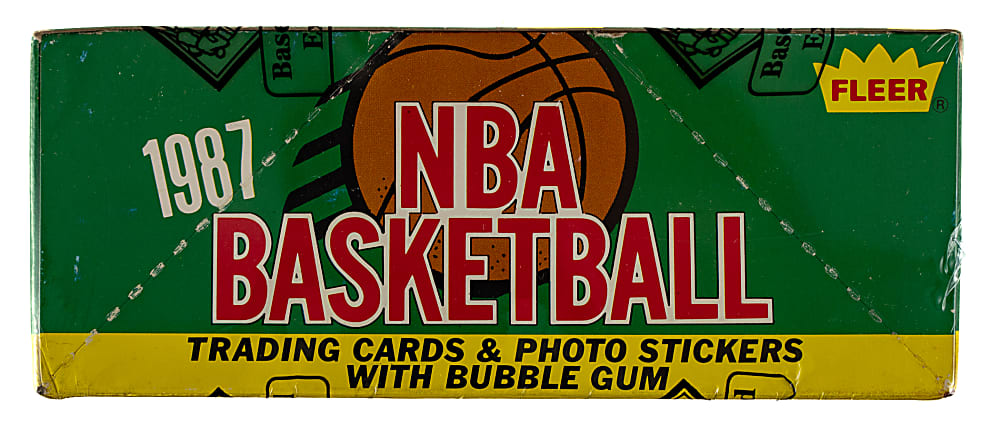 1987-1988 Fleer Basketball Unopened Wax Box (36 Packs) - BBCE