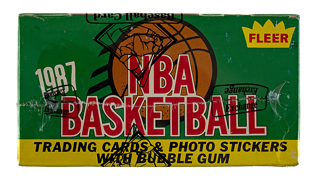 1987-1988 Fleer Basketball Unopened Wax Box (36 Packs) - BBCE
