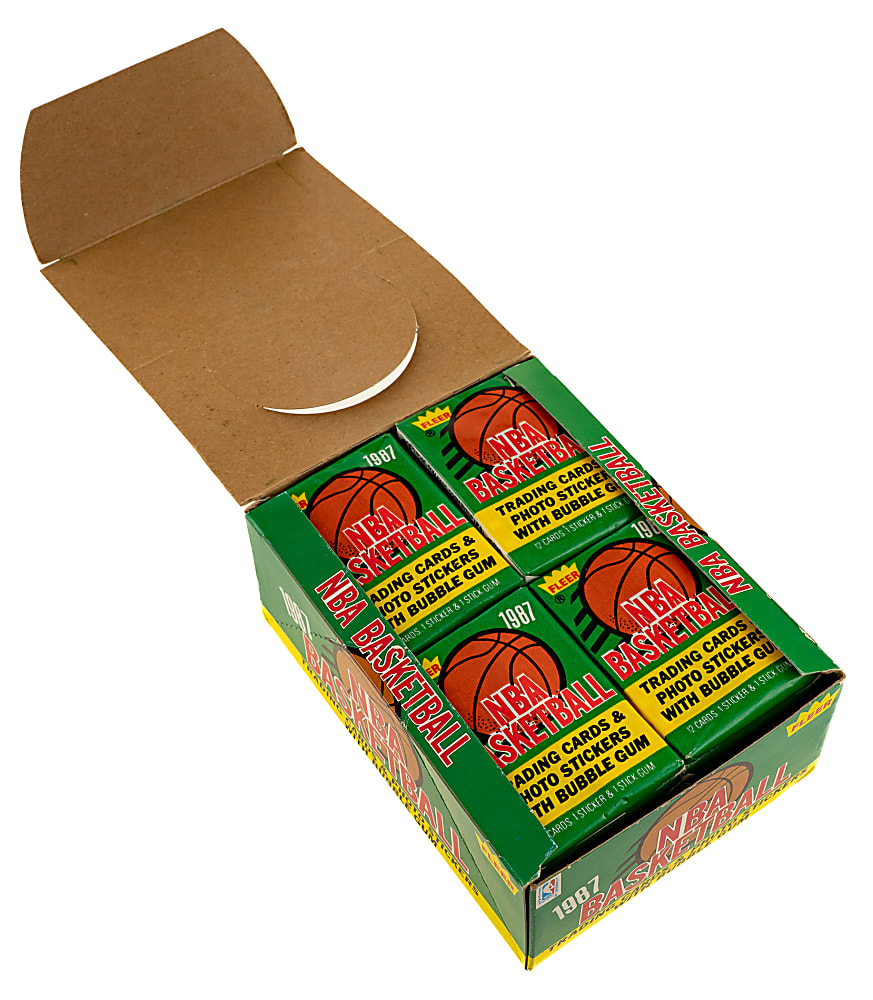 1987-1988 Fleer Basketball Unopened Wax Box (36 Packs) - BBCE