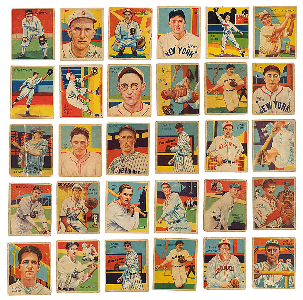 1934-1936 R327 Diamond Stars Near-Complete Set (102/108)