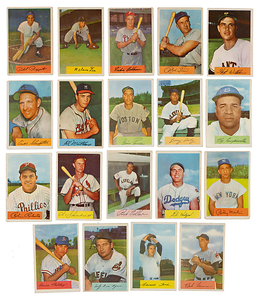 1954 Bowman Near-Complete Set (222/224)