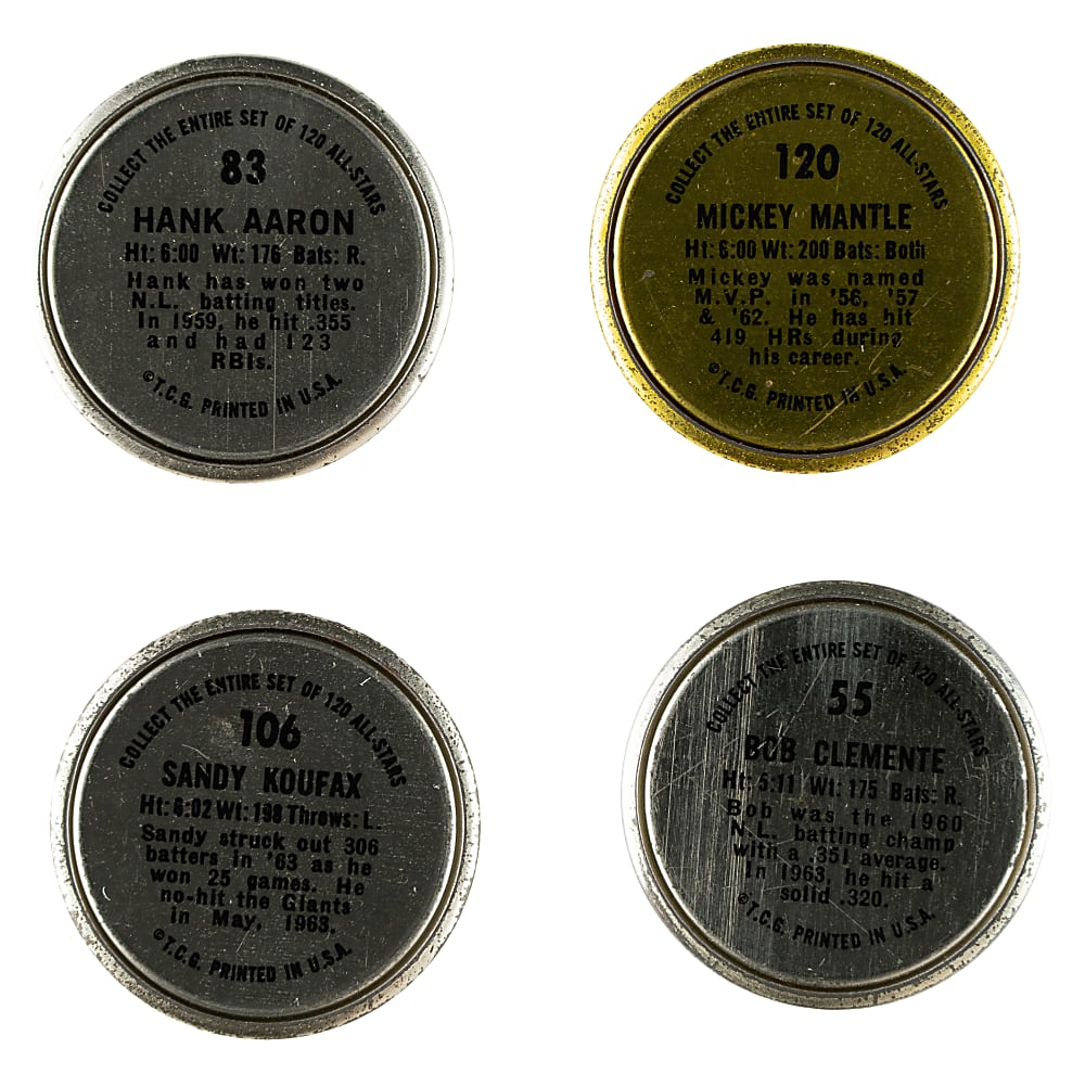1964 Topps Coins Complete Set (164)