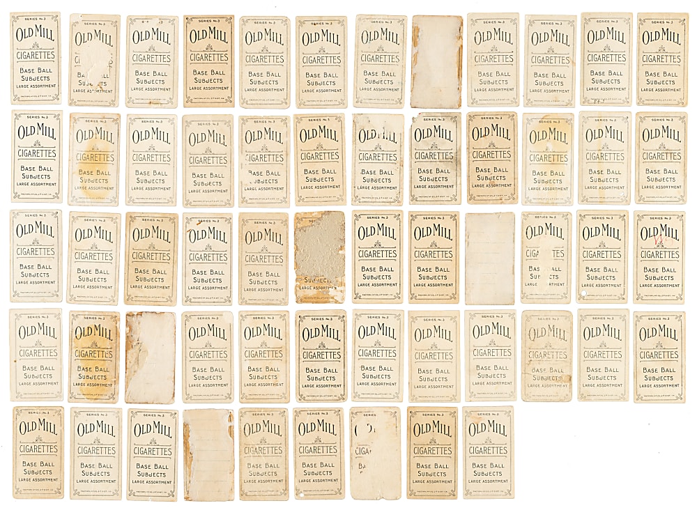 1910 T210 Old Mill Tobacco "Series 3" Texas League Near-Complete Set (85/95) Including 28 PSA- and SGC-Graded Cards