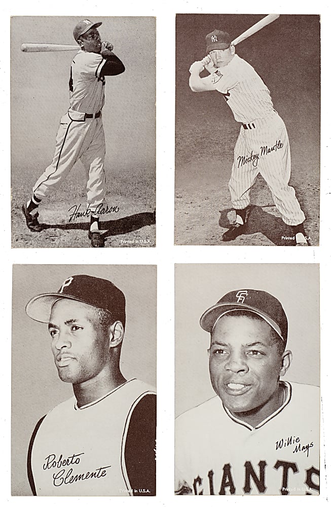 1962 Statistic Back Exhibits Complete Set (32)