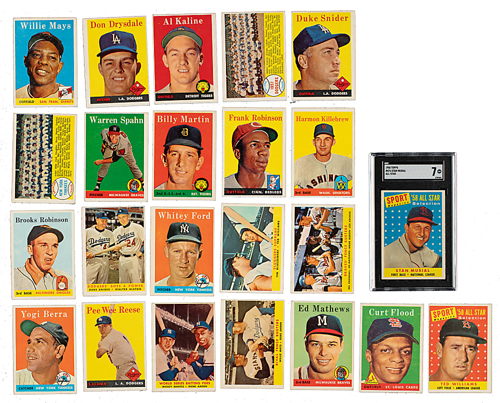 1958 Topps Near-Complete Set (476/494)