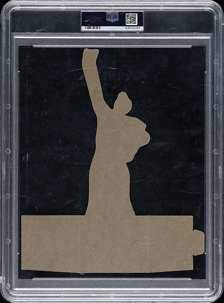 1955 Spic and Span Braves Die-Cuts Hank Aaron PSA EX 5