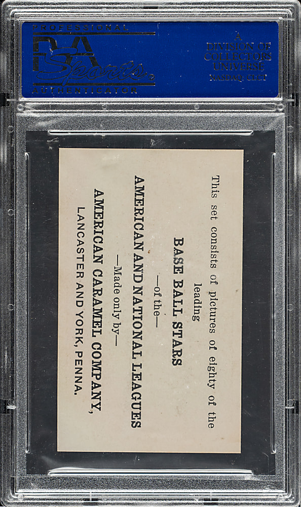 1921 E121 American Caramel (Series of 80) Roger Peckinpaugh Incorrect Spelling PSA NM-MT 8 - 1 of 1 - Highest Graded!