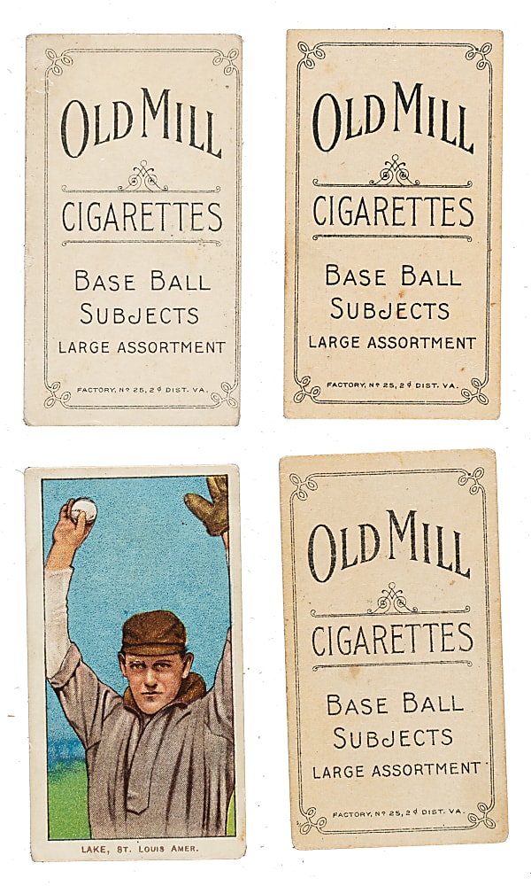 1909-1911 T206 White Border Collection (25) - All Old Mill Backs