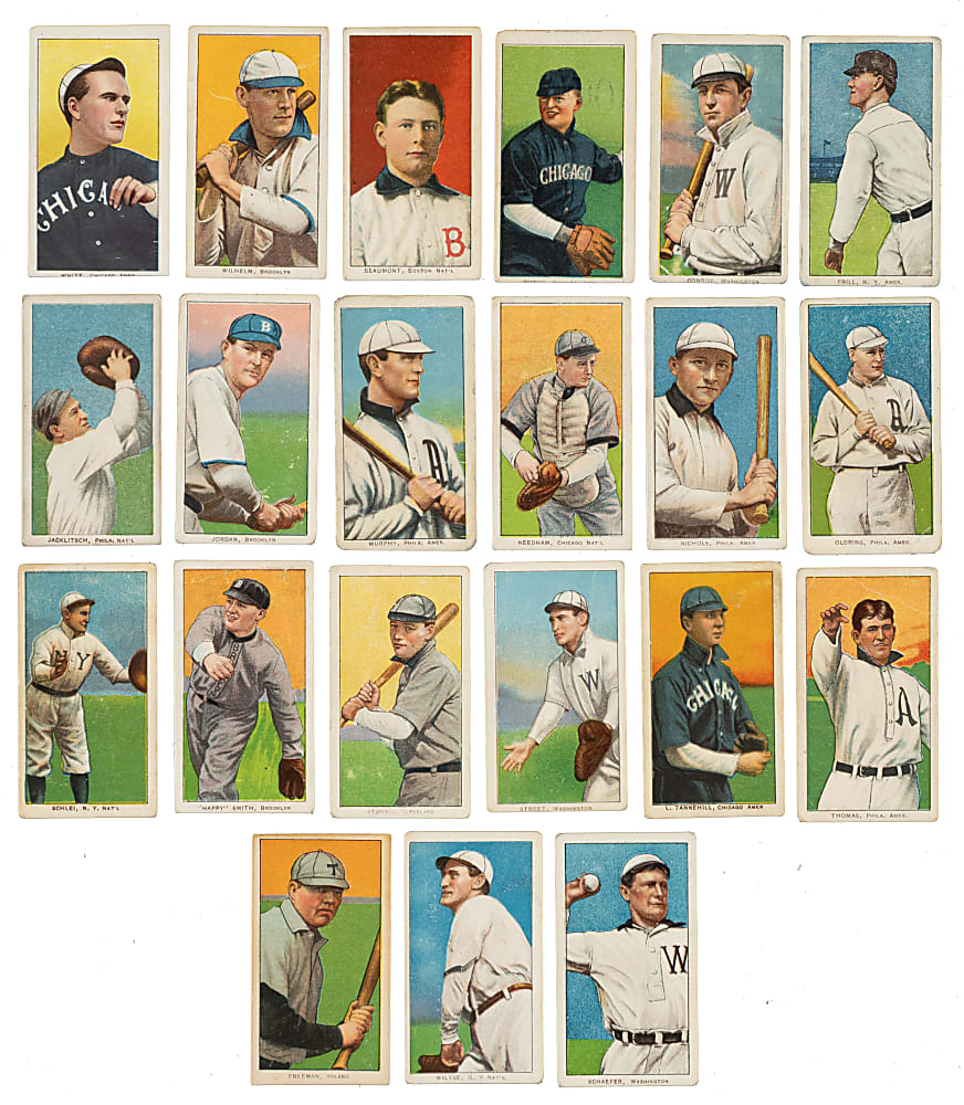 1909-1911 T206 White Border Collection (25) - All Old Mill Backs