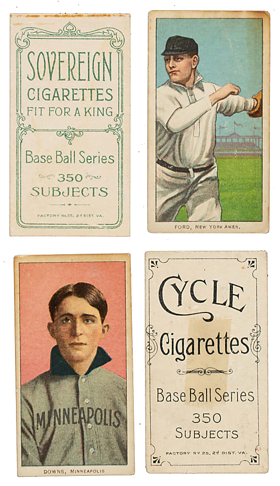 1909-1911 T206 White Border Collection (15) - All Cycle, American Beauty, Sovereign, and Tolstoi Backs