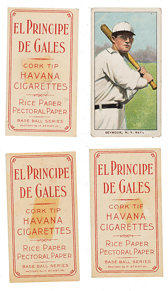 1909-1911 T206 White Border Collection (16) - All El Principe De Gales Backs