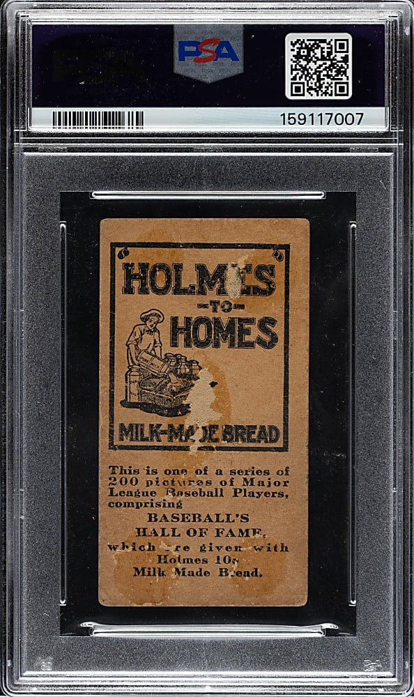Newly Discovered 1916 Holmes to Homes Bread #86 Joe Jackson PSA POOR 1 - The Only PSA-Graded Example!