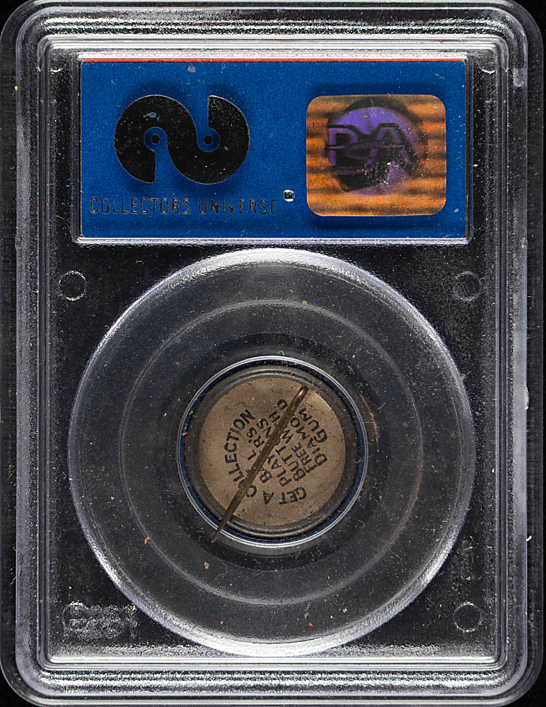 1911 Diamond Gum Pin Ty Cobb PSA NM 7