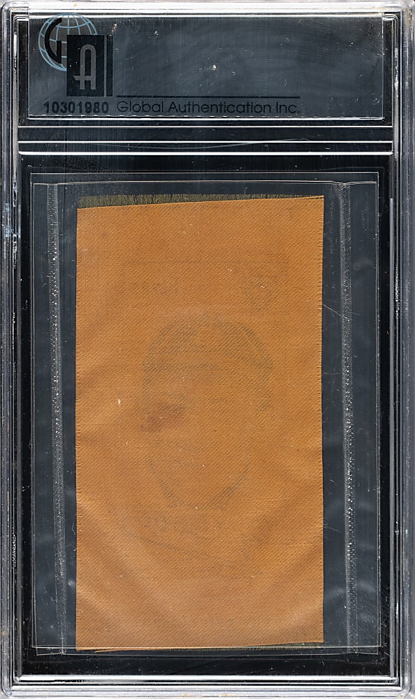1911 S74 "Colored" Tobacco Silks - Ty Cobb GAI EX-MT 6 - Turkey Red Cigarettes Ad