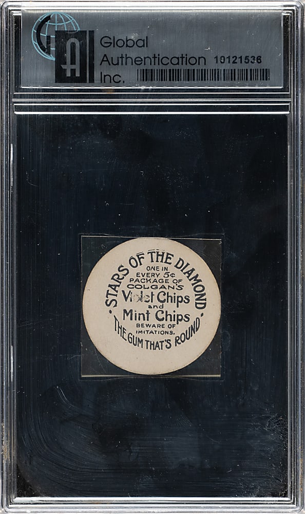 1909-1911 E254 Colgan's Chips Ty Cobb GAI NM 7