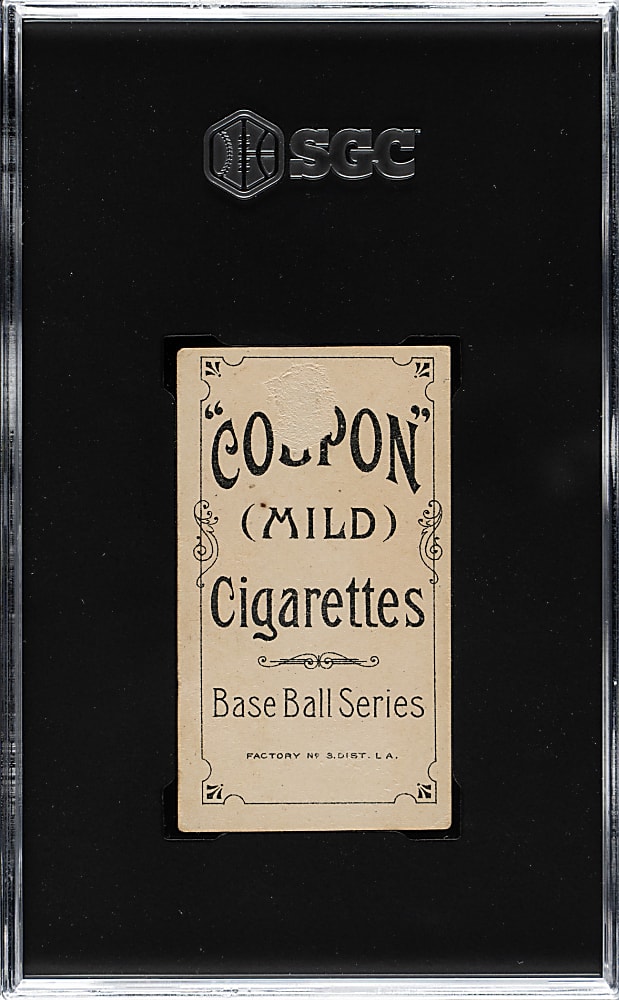1910 T213 Coupon Cigarettes (Type 1) Ty Cobb Portrait SGC FAIR 1.5