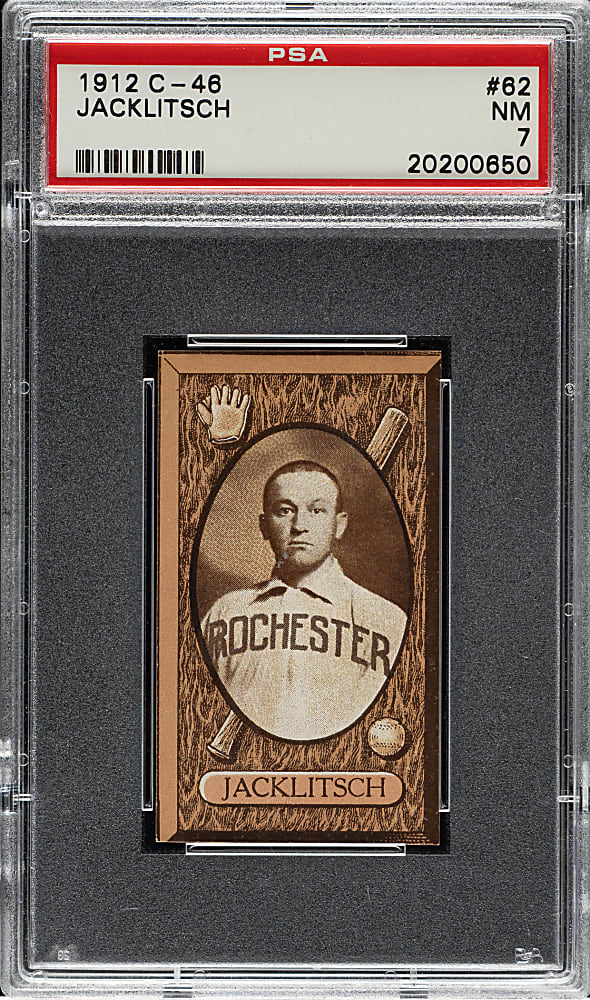 1912 C46 Imperial Tobacco #62 Fred Jacklitsch PSA NM 7 - 1 of 4 - Highest Graded!