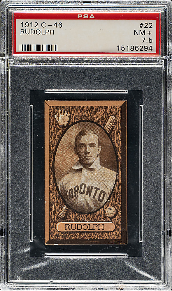 1912 C46 Imperial Tobacco #22 Dick Rudolph PSA NM+ 7.5 - 1 of 1 - Highest Graded!