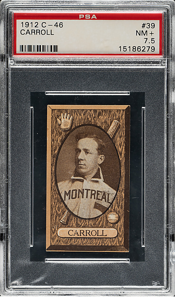 1912 C46 Imperial Tobacco #39 Shadow Carroll PSA NM+ 7.5