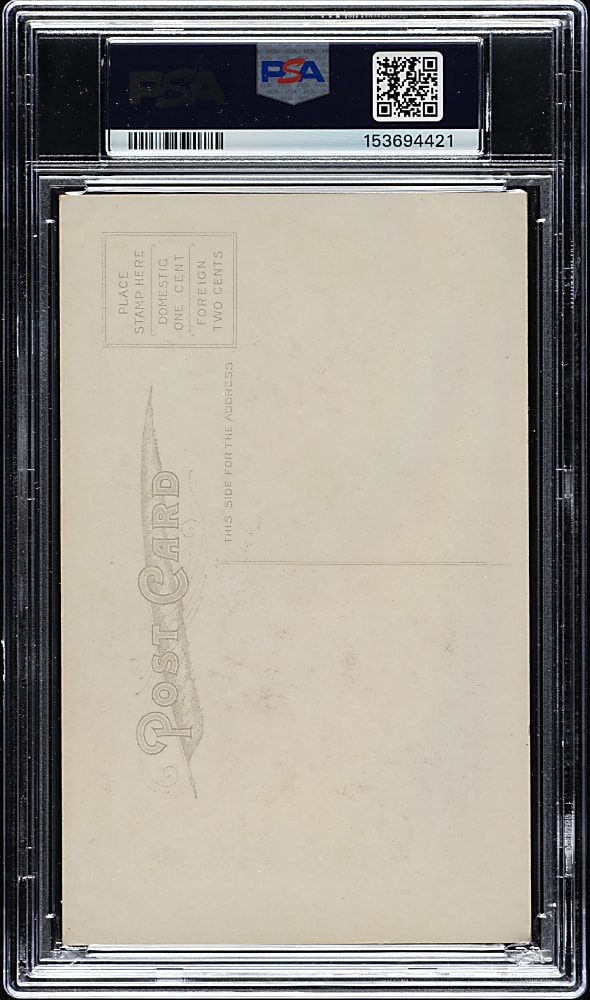1910 PC805 Novelty Cutlery Postcards Eddie Plank PSA VG+ 3.5