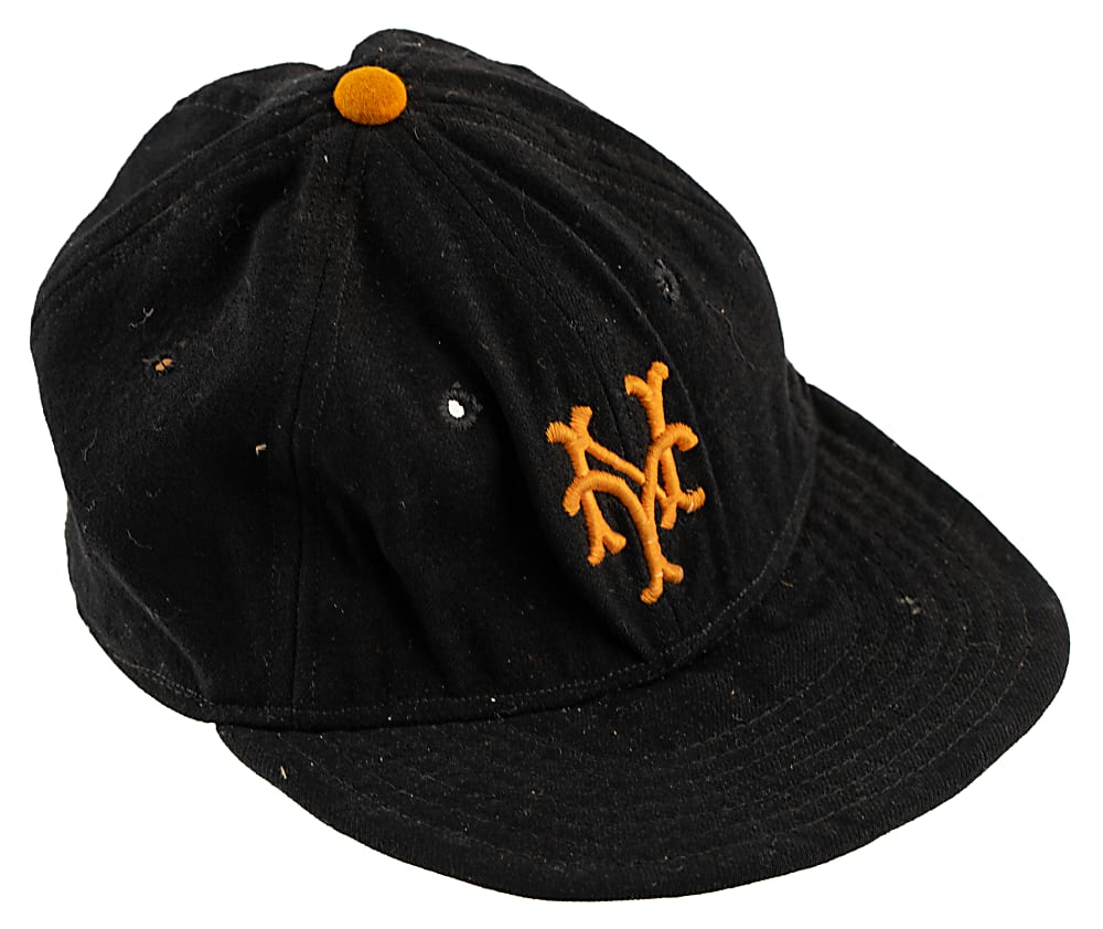 1950s New York Giants Game-Used Cap