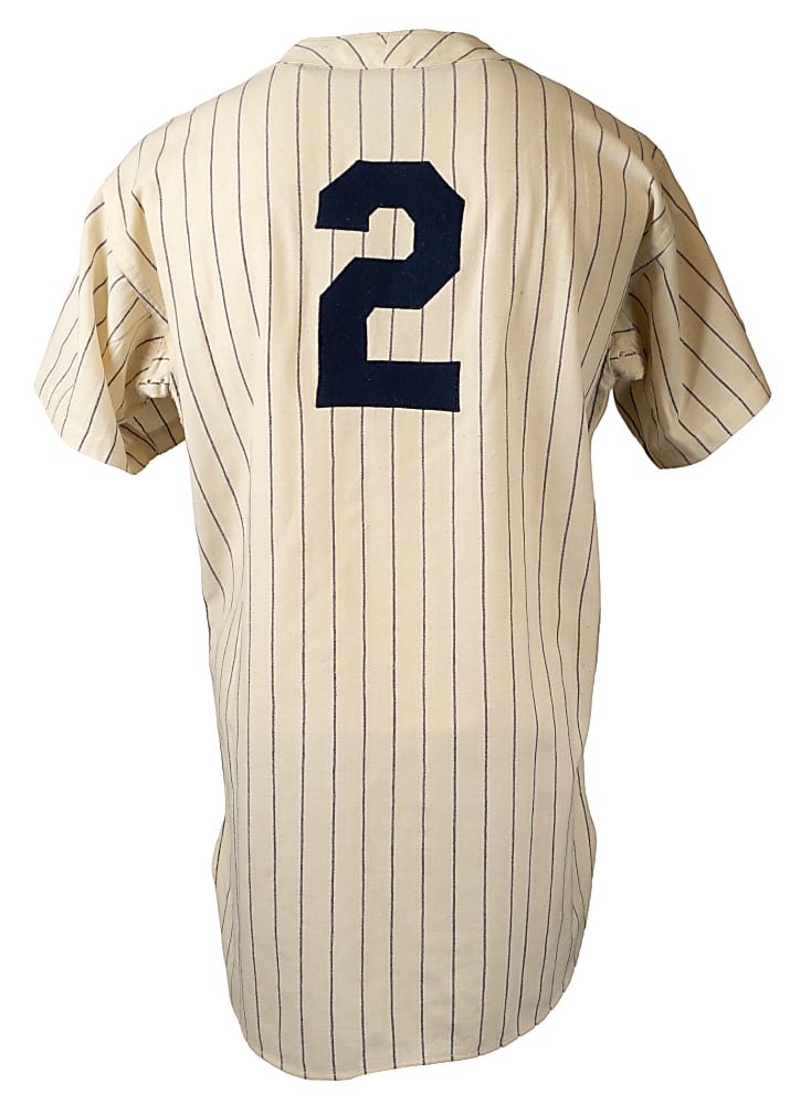 1952 Frank Crosetti New York Yankees Game-Used Home Coach's Jersey MEARS A10