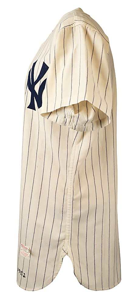 1952 Frank Crosetti New York Yankees Game-Used Home Coach's Jersey MEARS A10