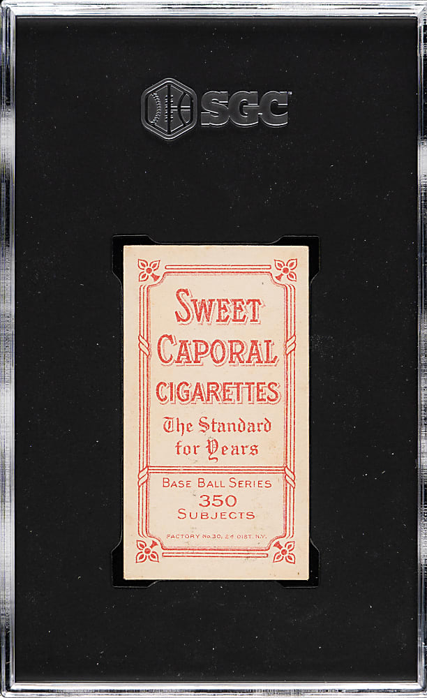 1909-1911 T206 White Border Nap Lajoie Portrait SGC EX 5