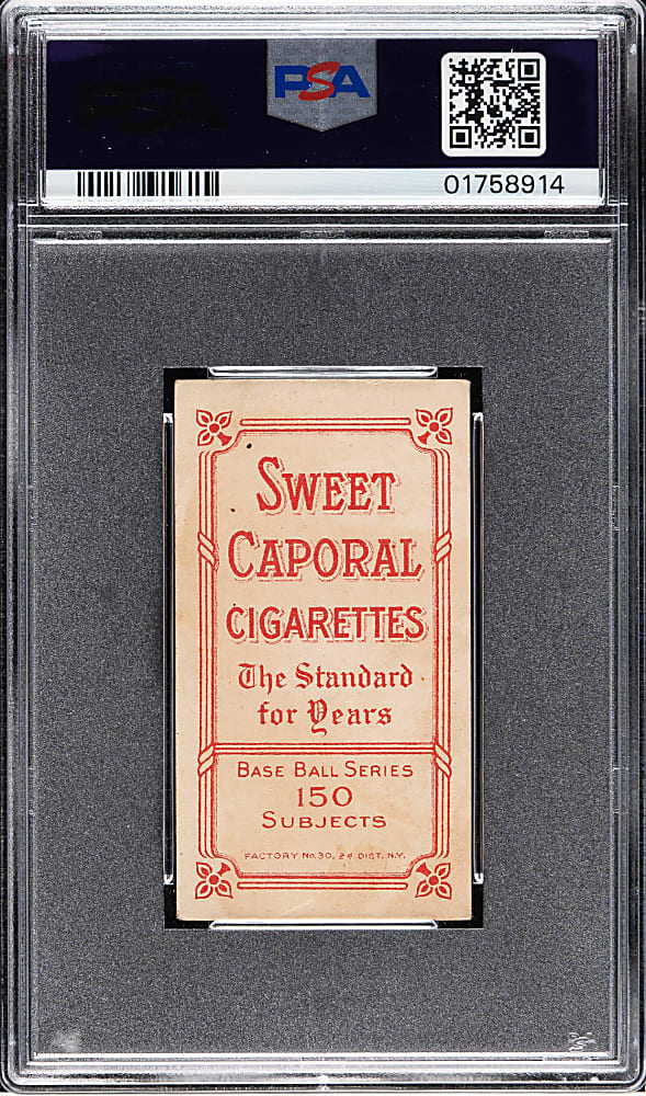 1909-1911 T206 White Border Christy Mathewson Portrait PSA VG-EX 4