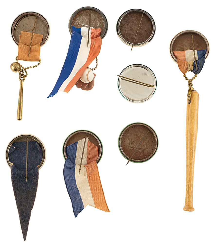 1940s to 1950s Joe DiMaggio Pin Collection (8)