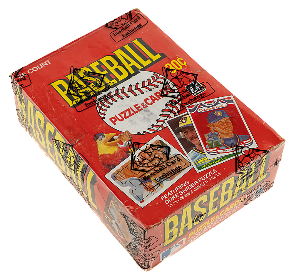 1984 Donruss Unopened Wax Box (36 Packs) - BBCE