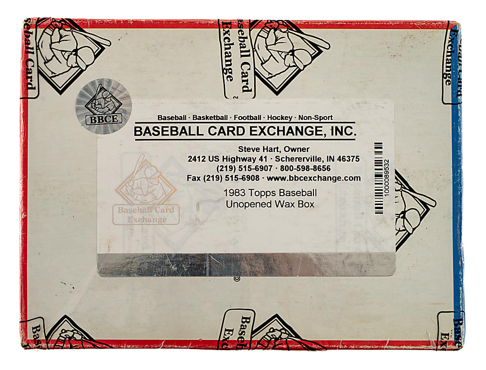 1983 Topps Unopened Wax Box (36 Packs) - BBCE