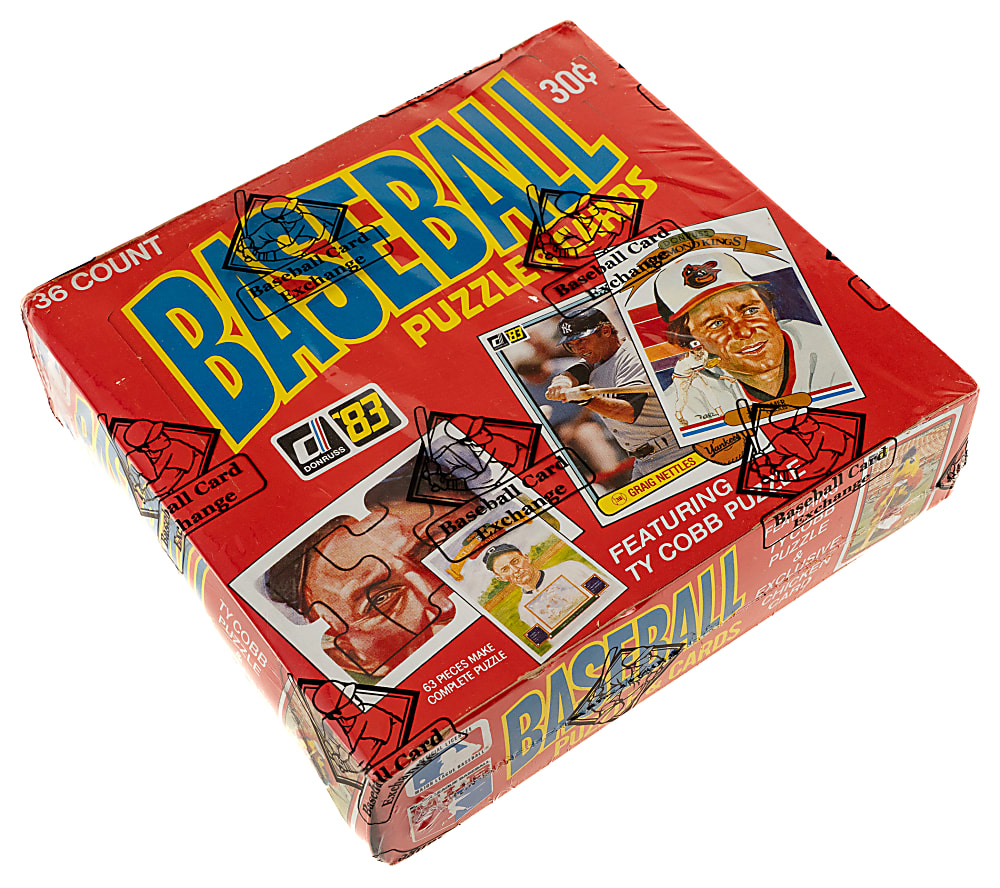 1983 Donruss Unopened Wax Box (36 Packs) - BBCE - From a Sealed Case (FASC)