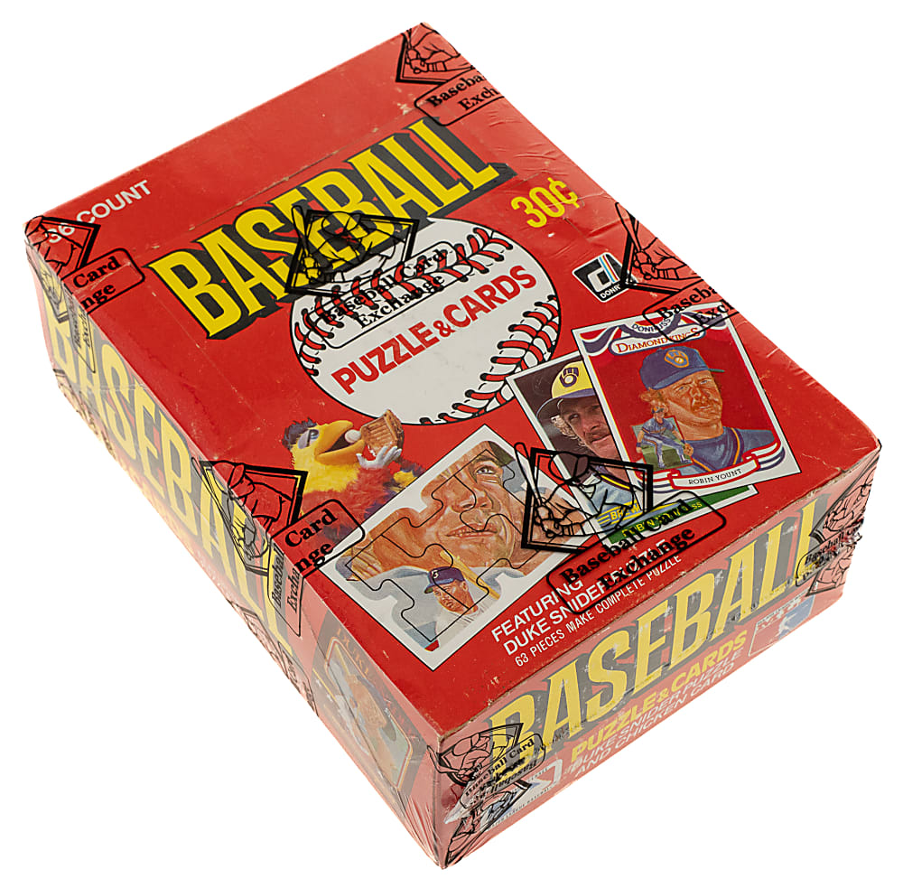 1984 Donruss Unopened Wax Box (36 Packs) - BBCE