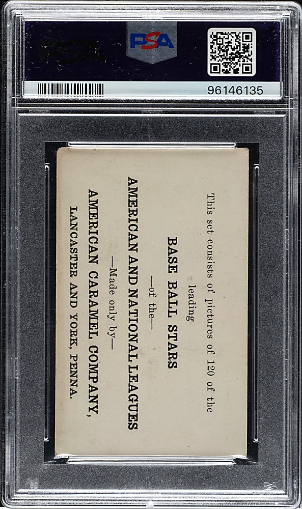 1922 E121 American Caramel (Series of 120) Grover Alexander PSA GOOD+ 2.5