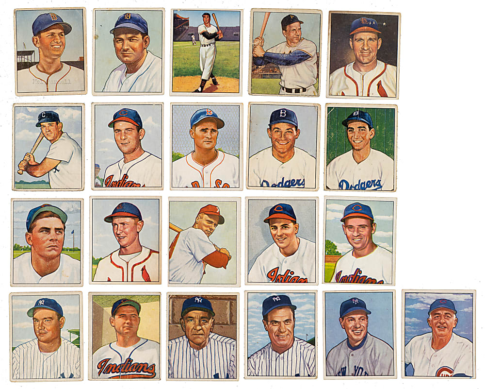 1950 Bowman Near-Complete Set (243/252)