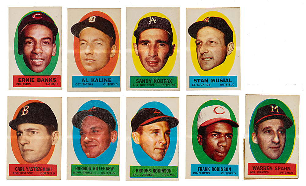 1963 Topps Peel-Offs Complete Set (46)