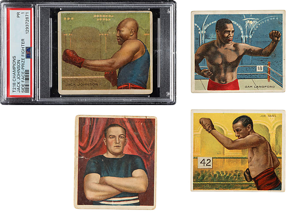 Circa 1910 T218 Mecca "Champion Athletes and Prize Fighters" Complete Set (153)