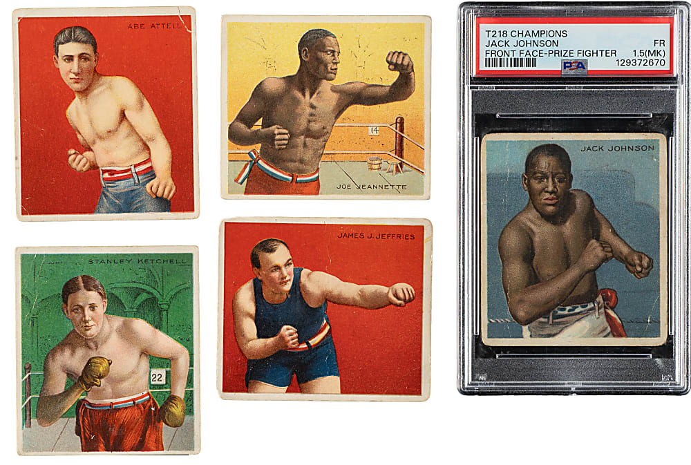 Circa 1910 T218 Mecca "Champion Athletes and Prize Fighters" Complete Set (153)