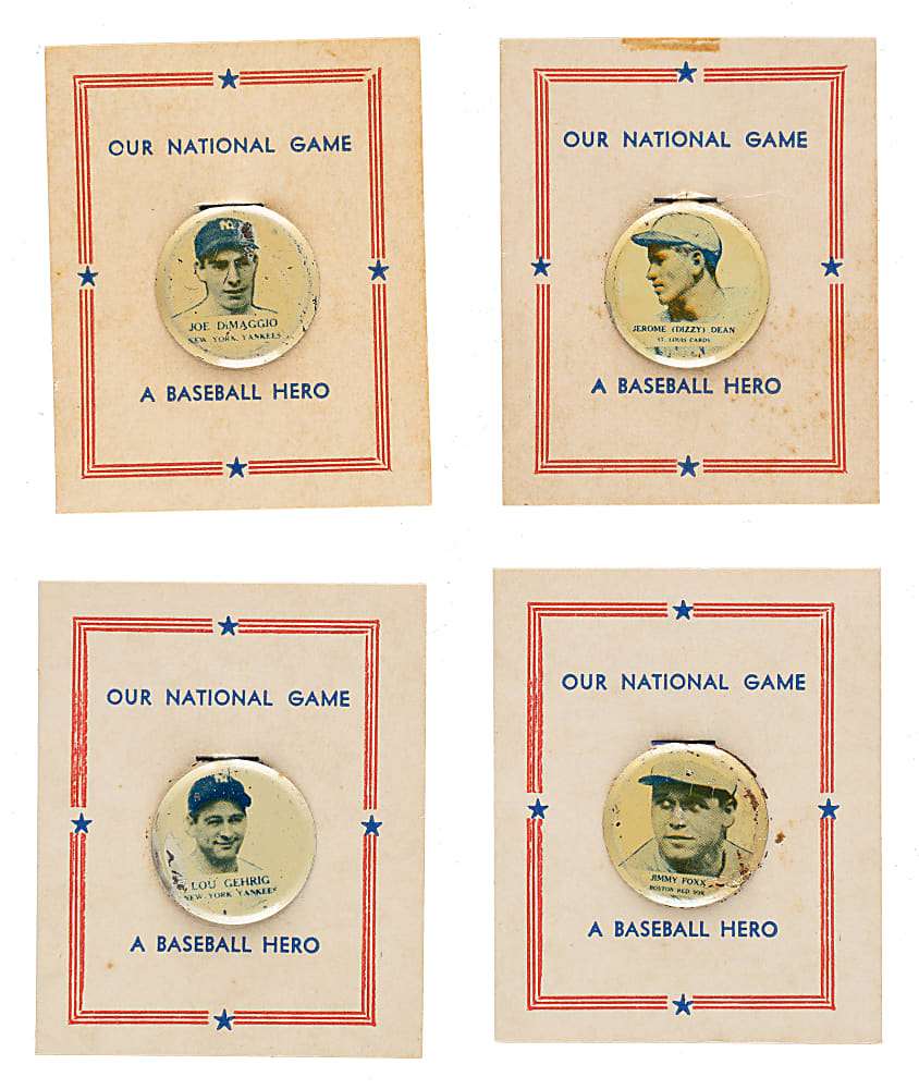 1938 PM8 Our National Game Pins Complete Set (30)