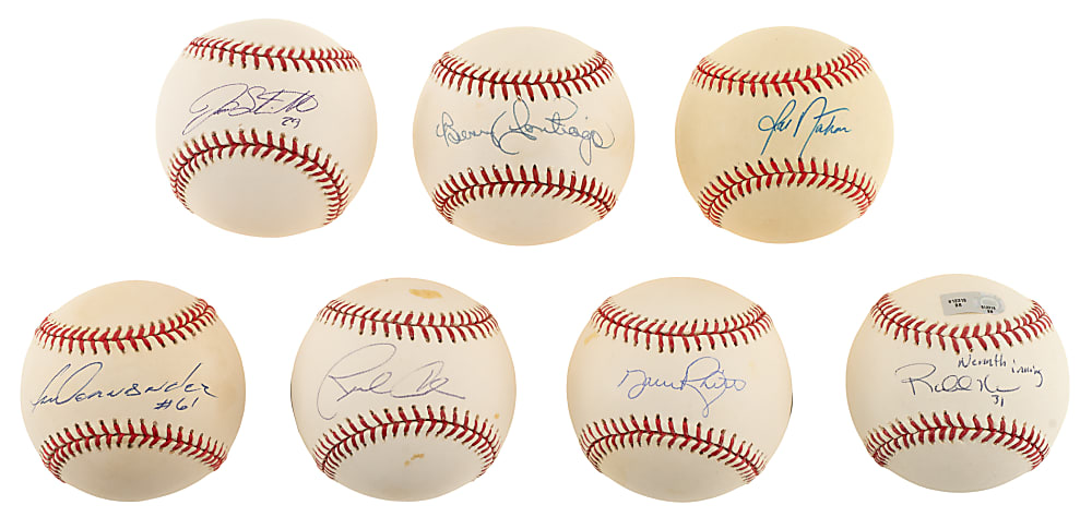 2002 San Francisco Giants National League Champions Single-Signed Baseball Collection (11) Including Barry Bonds, Robb Nen, Jason Schmidt, and Jeff Kent
