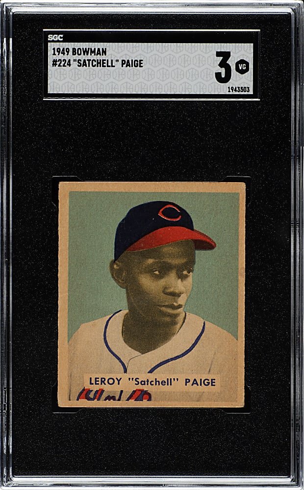 1949 Bowman #224 Satchel Paige SGC VG 3
