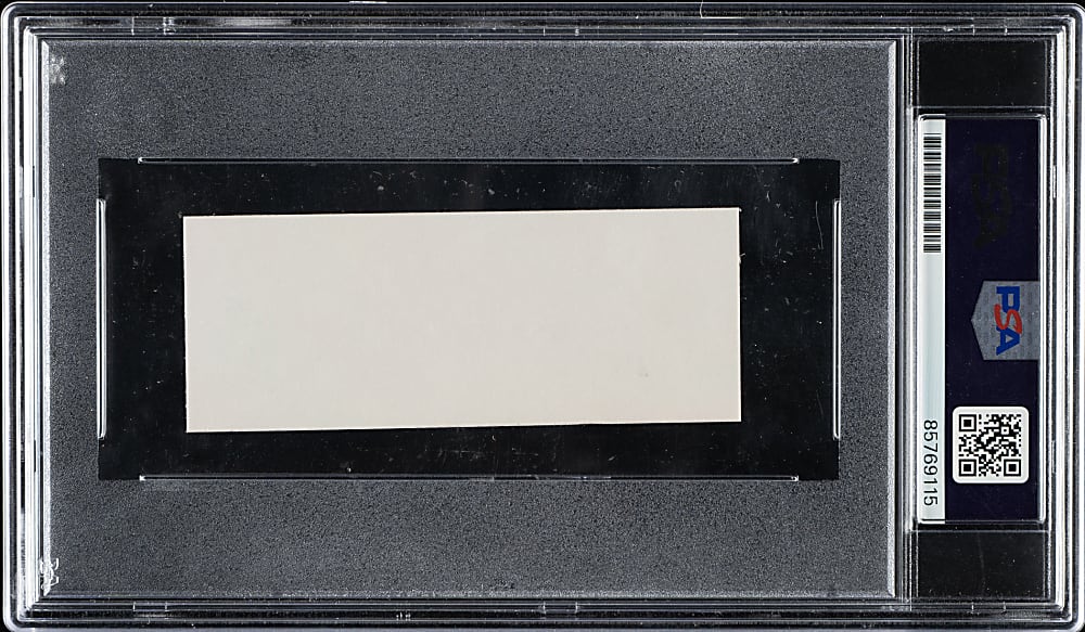 Circa 1950s Mickey Mantle Cut Signature - PSA/DNA and JSA