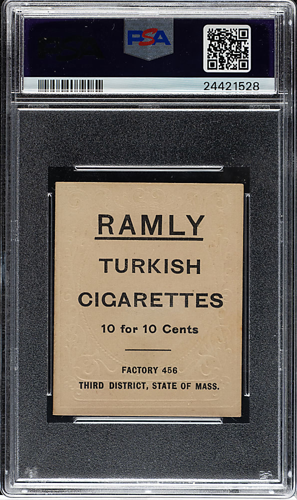 1909 T204 Ramly Tobacco Wee Willie Keeler PSA EX 5